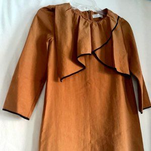 Zara - Girls Bronze Vintage Dress